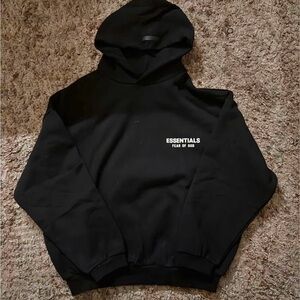 Essentials Black Hoodie